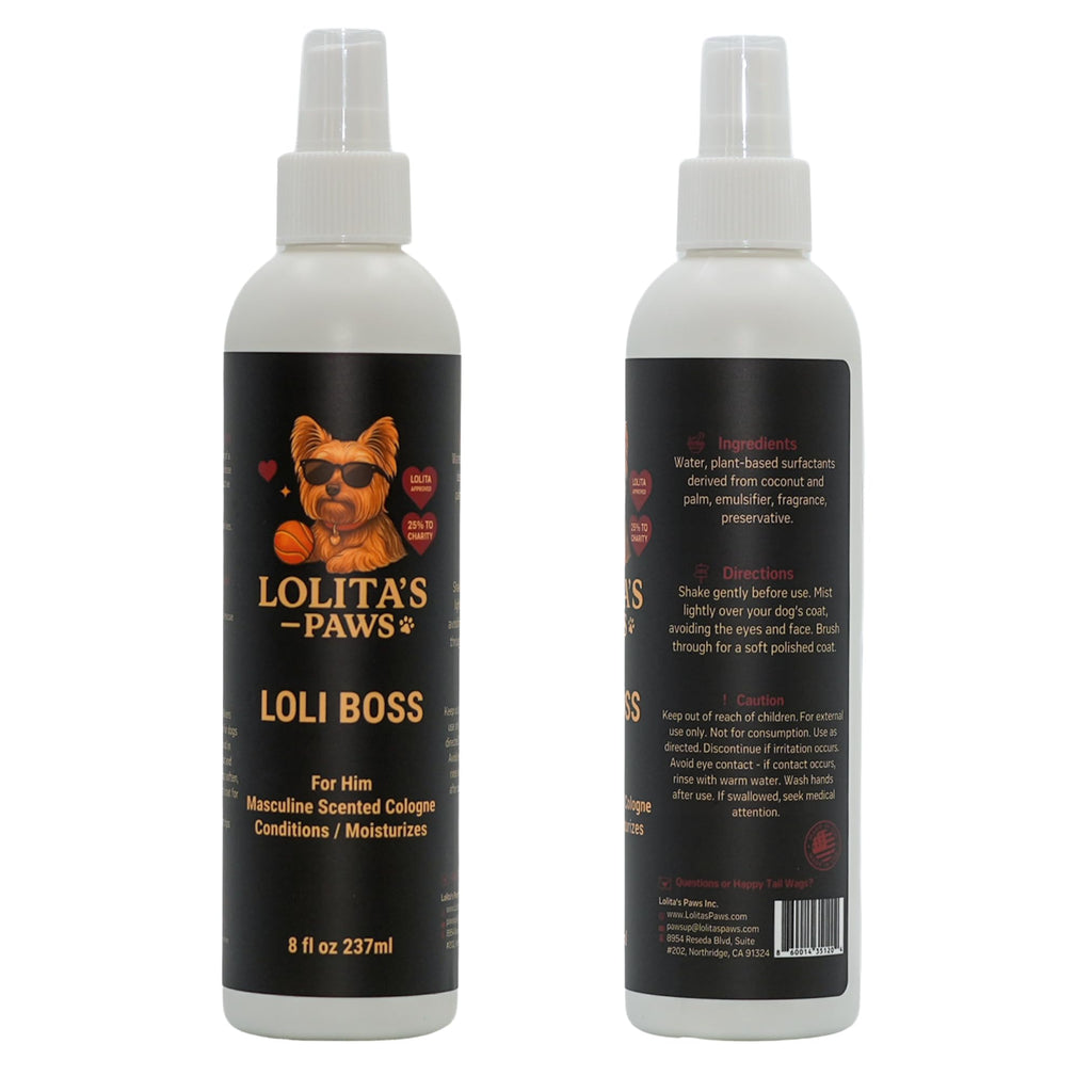 Masculine Dog Cologne Deodorizing Pet Spray 8 oz Q75870