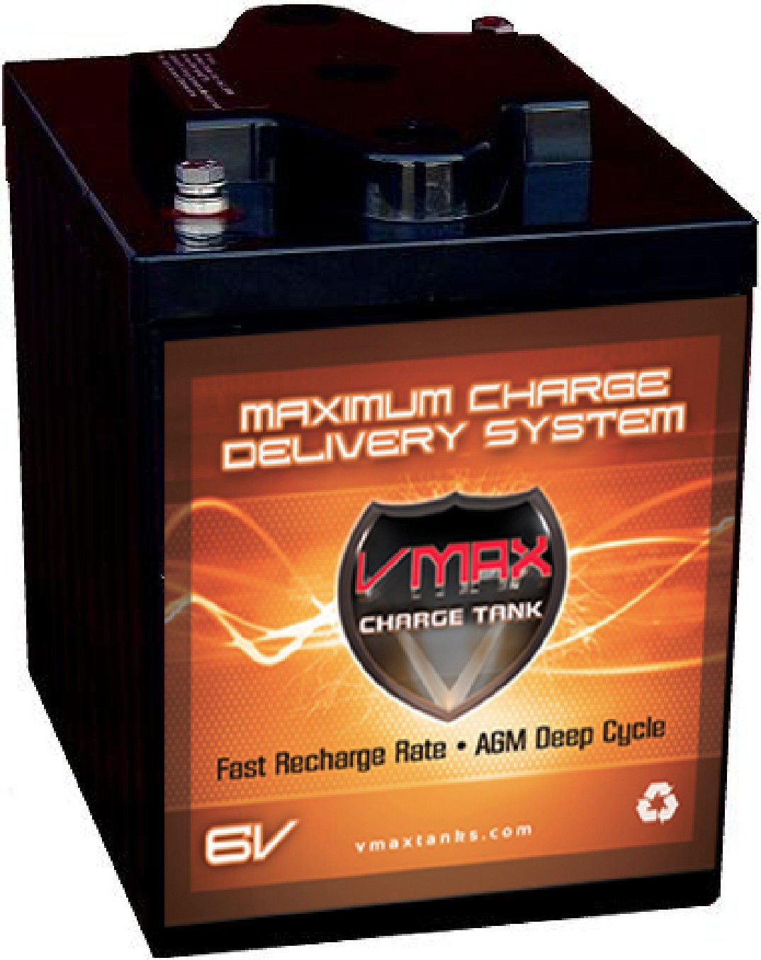 6V 225Ah GC2 AGM Deep Cycle Golf Cart Battery H81566