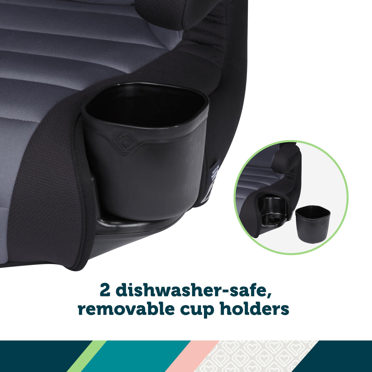2-in-1 Booster Car Seat, High-Back to Backless, 40-100 lbs M38625