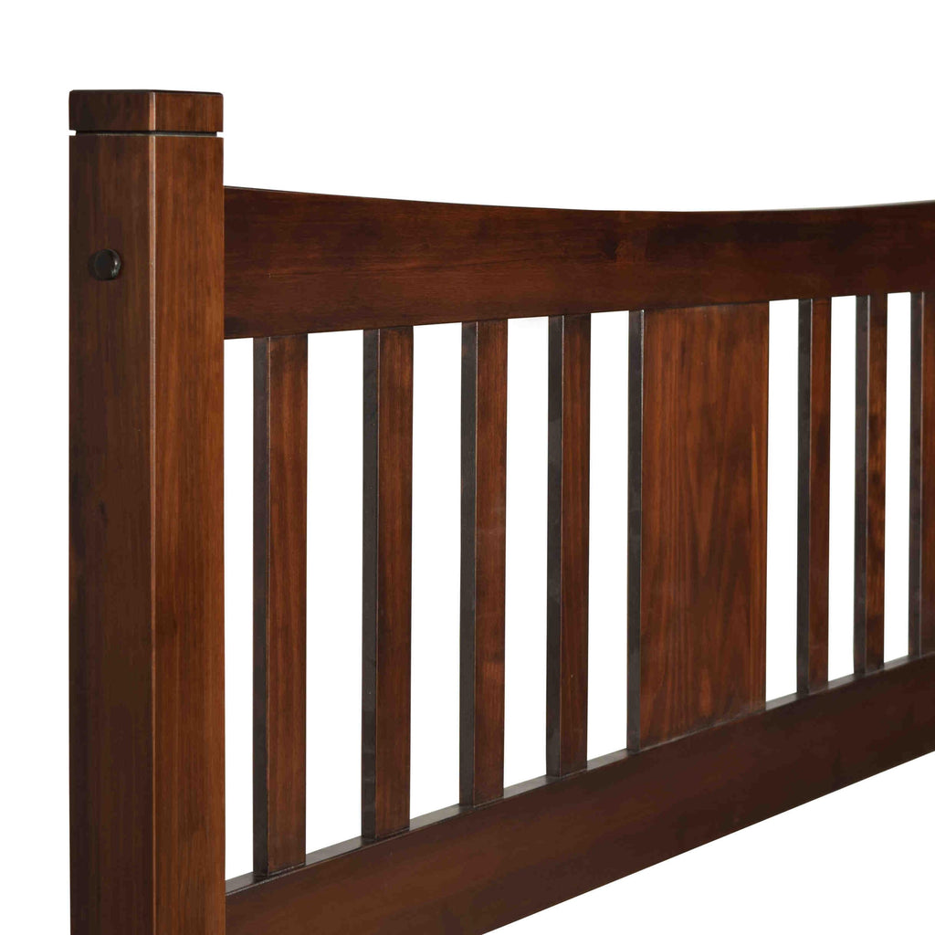 King Size Cherry Solid Wood Platform Bed D8214