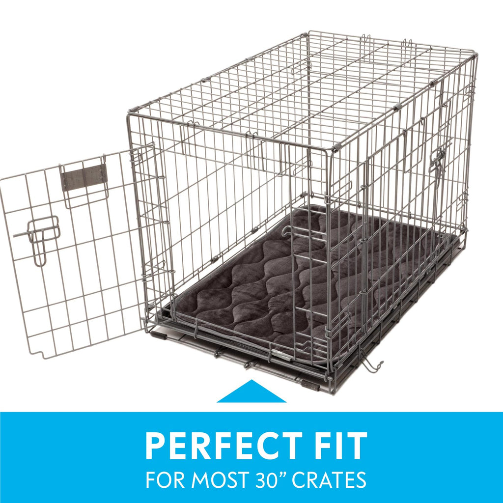 Washable Padded Crate Mats for Dogs Gray 29x18 Inch C468