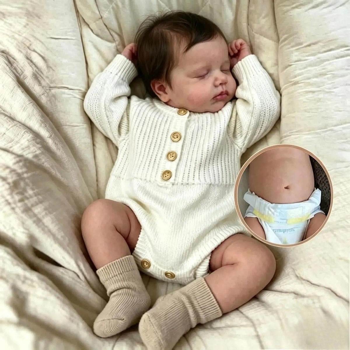 Washable 20'' Reborn Baby Doll C4847