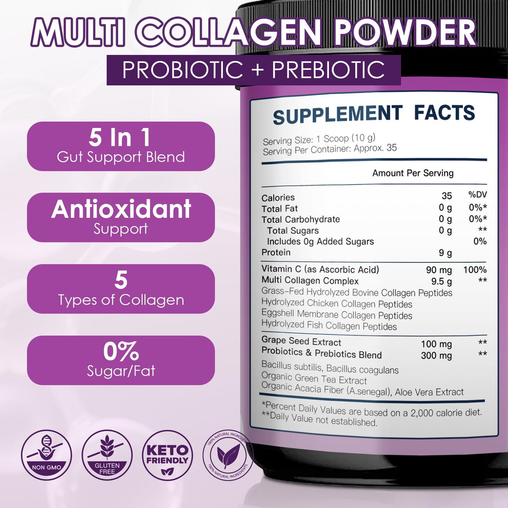 Collagen Peptides Powder with Probiotics H459248