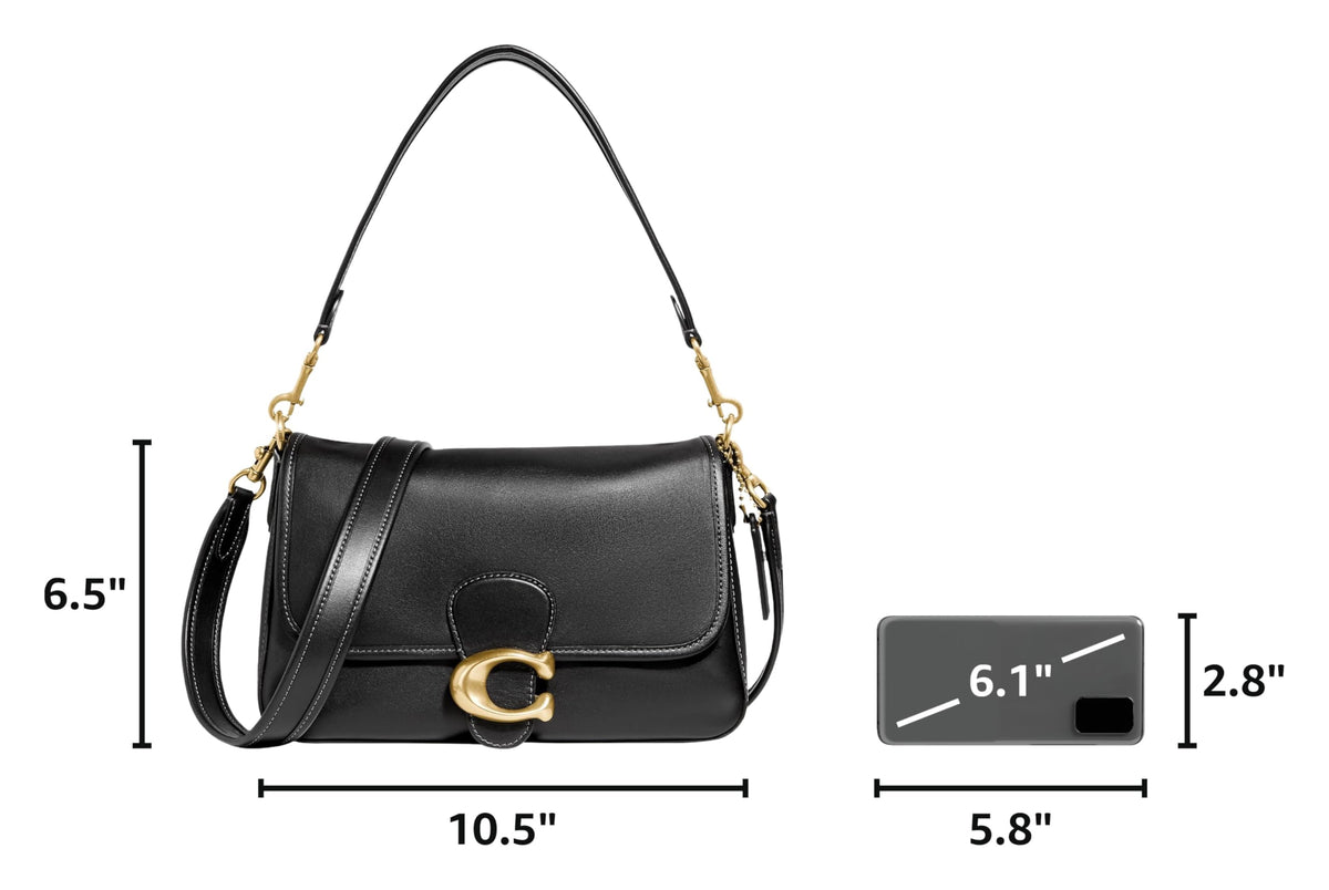 Soft Calf Leather Shoulder Bag R6339