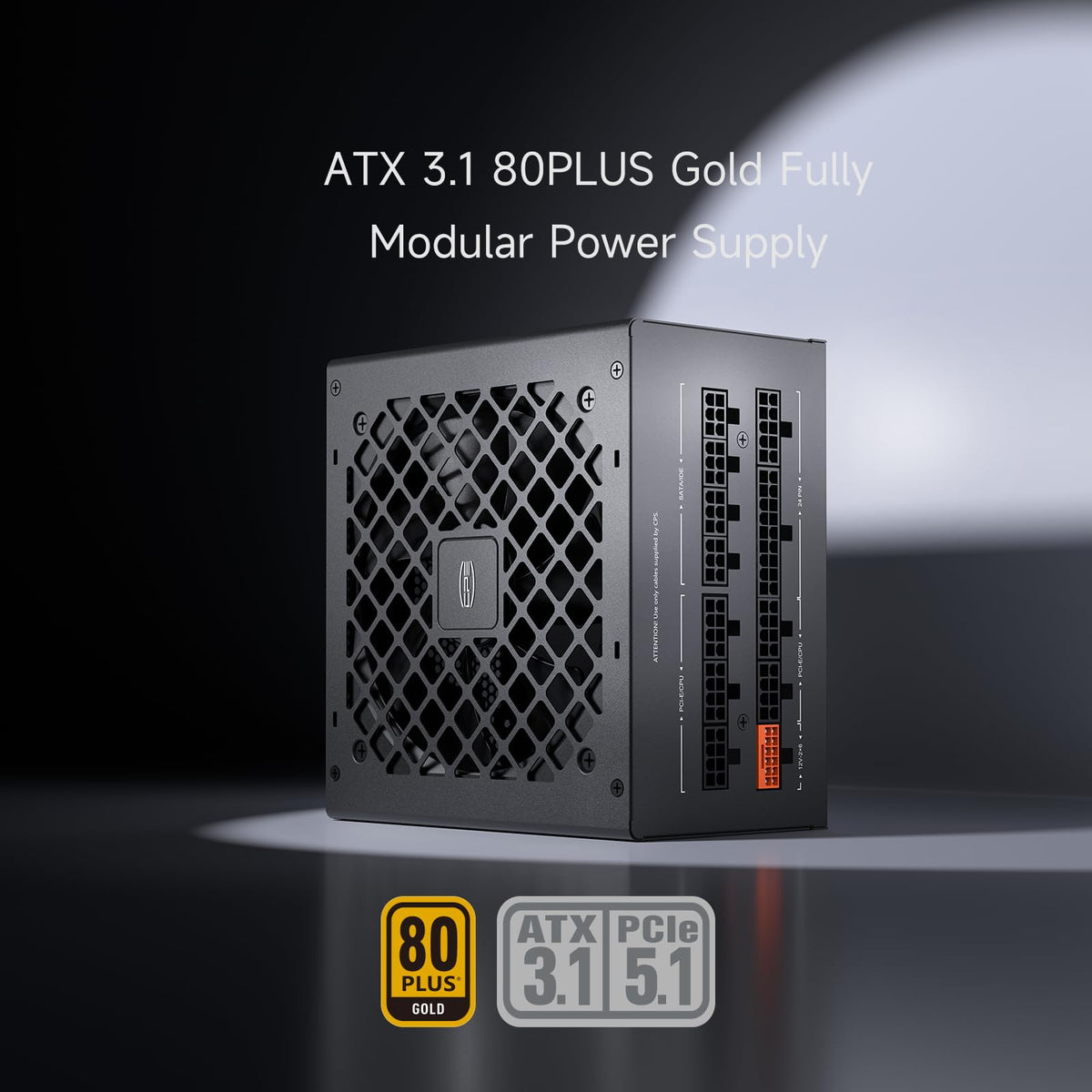 750W Fully Modular ATX 3.1 80 Plus Gold Power Supply S58485