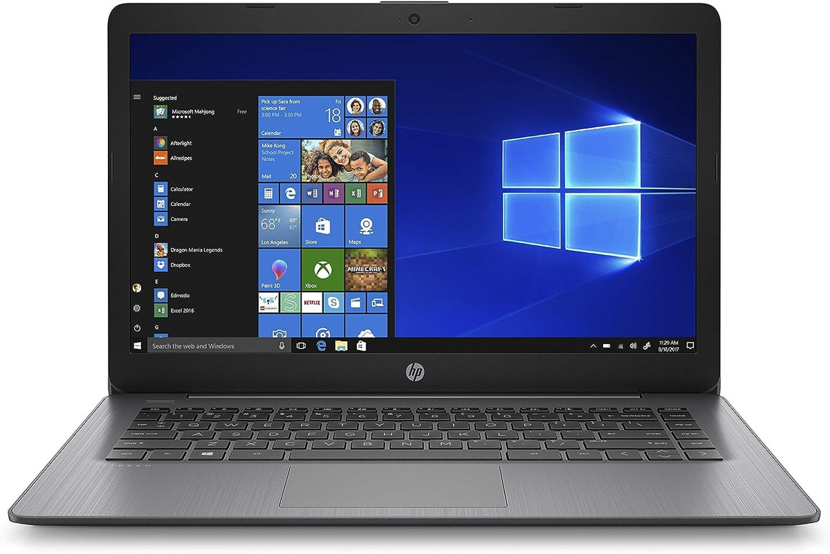 14-inch Laptop, Intel Celeron N4000, 4 GB RAM, 64 GB eMMC, Brilliant Black A6777