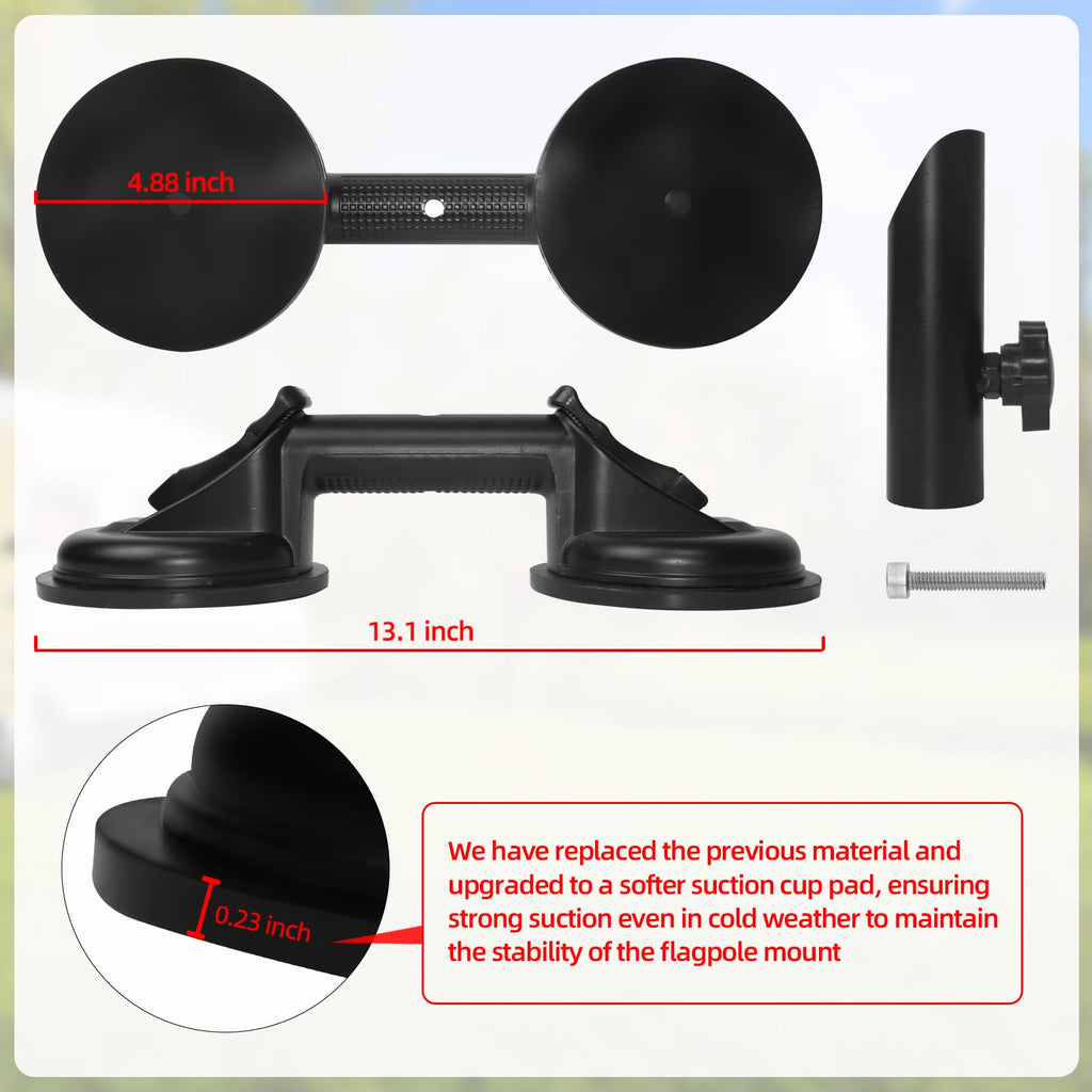 Suction Cup Flag Pole Mount I94567