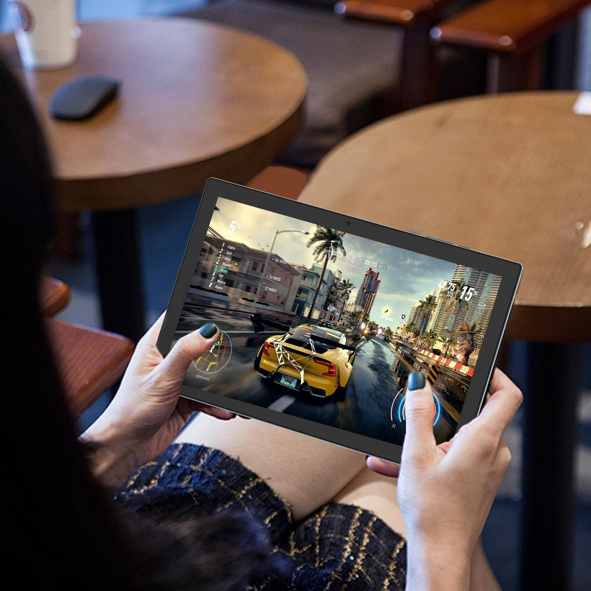 Android 15 Tablet 10.1 Inch 2 in 1 with Keyboard 8GB RAM 32GB ROM Quad-core IPS HD Touch Screen X4337