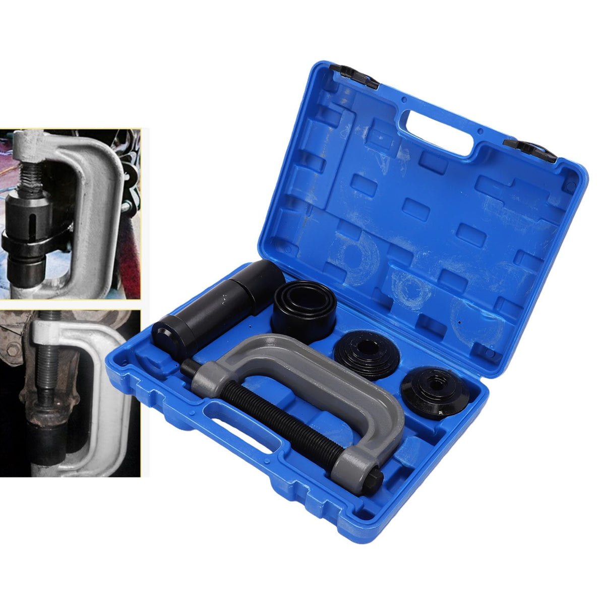 Heavy Duty Ball Joint and U Joint Removal Tool Set with Storage Case D608334