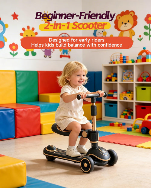 2-in-1 Toddler Scooter with Seat G30544