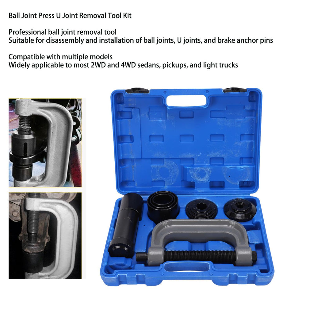 Heavy Duty Ball Joint and U Joint Removal Tool Set with Storage Case D608334