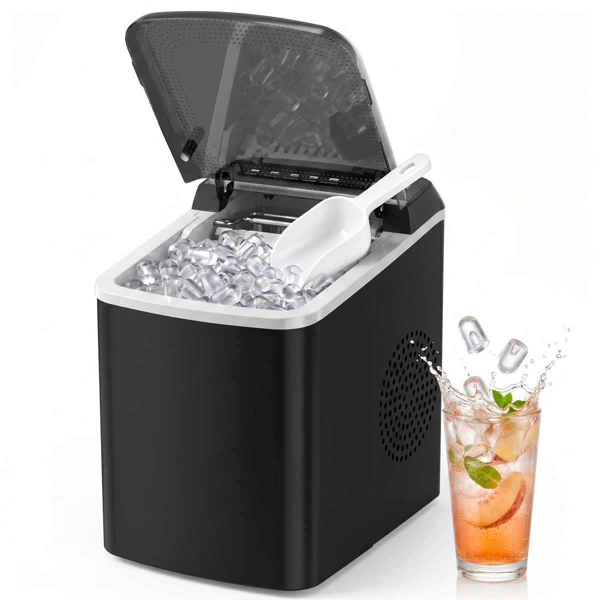 Countertop Ice Maker with Basket & Scoop U997917