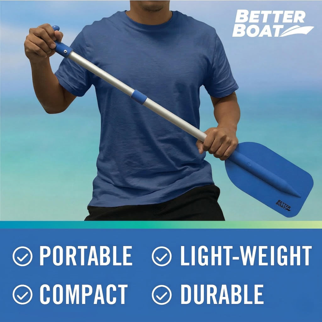 Telescoping Plastic Collapsible Boat Paddle S3609
