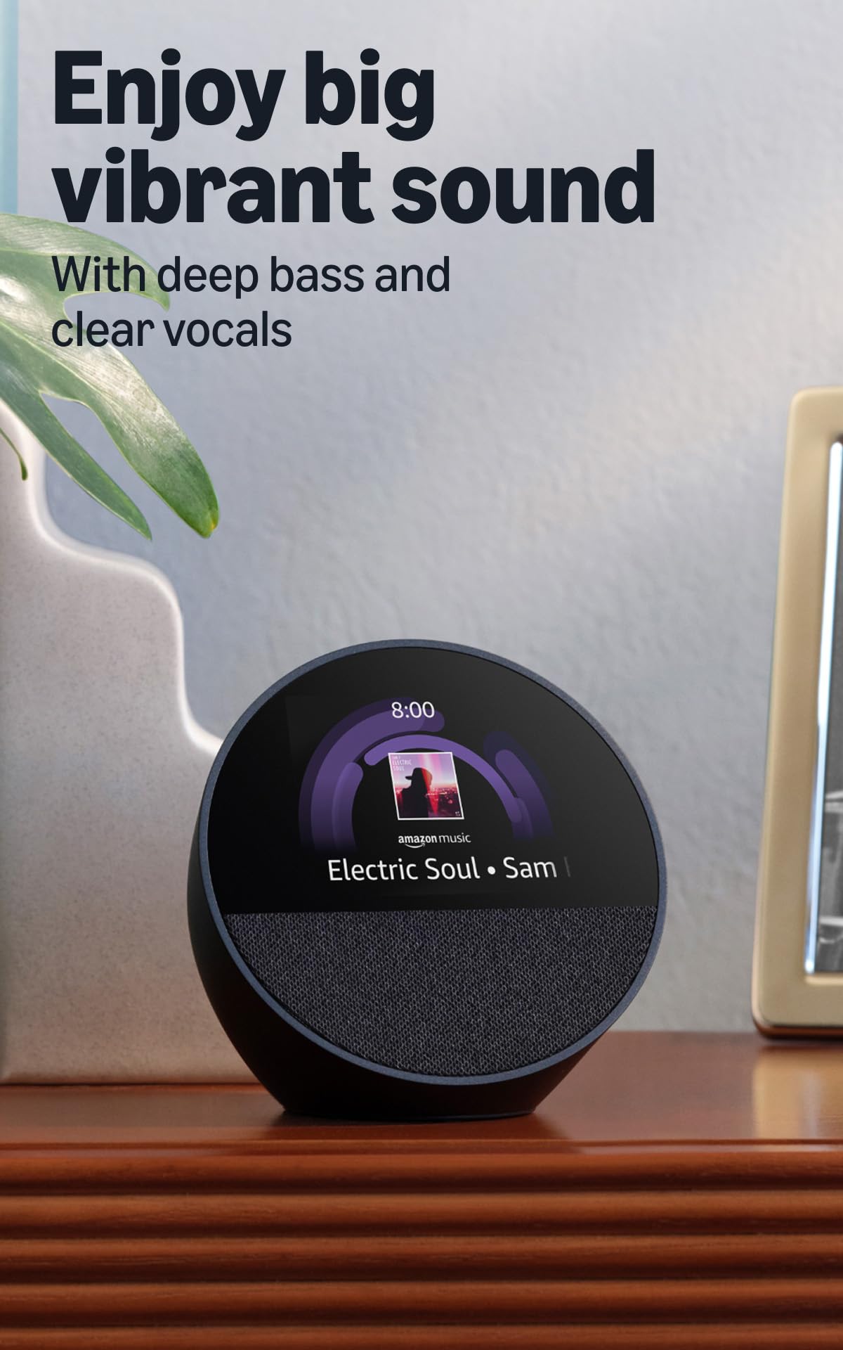 Smart Alarm Clock Black U835308