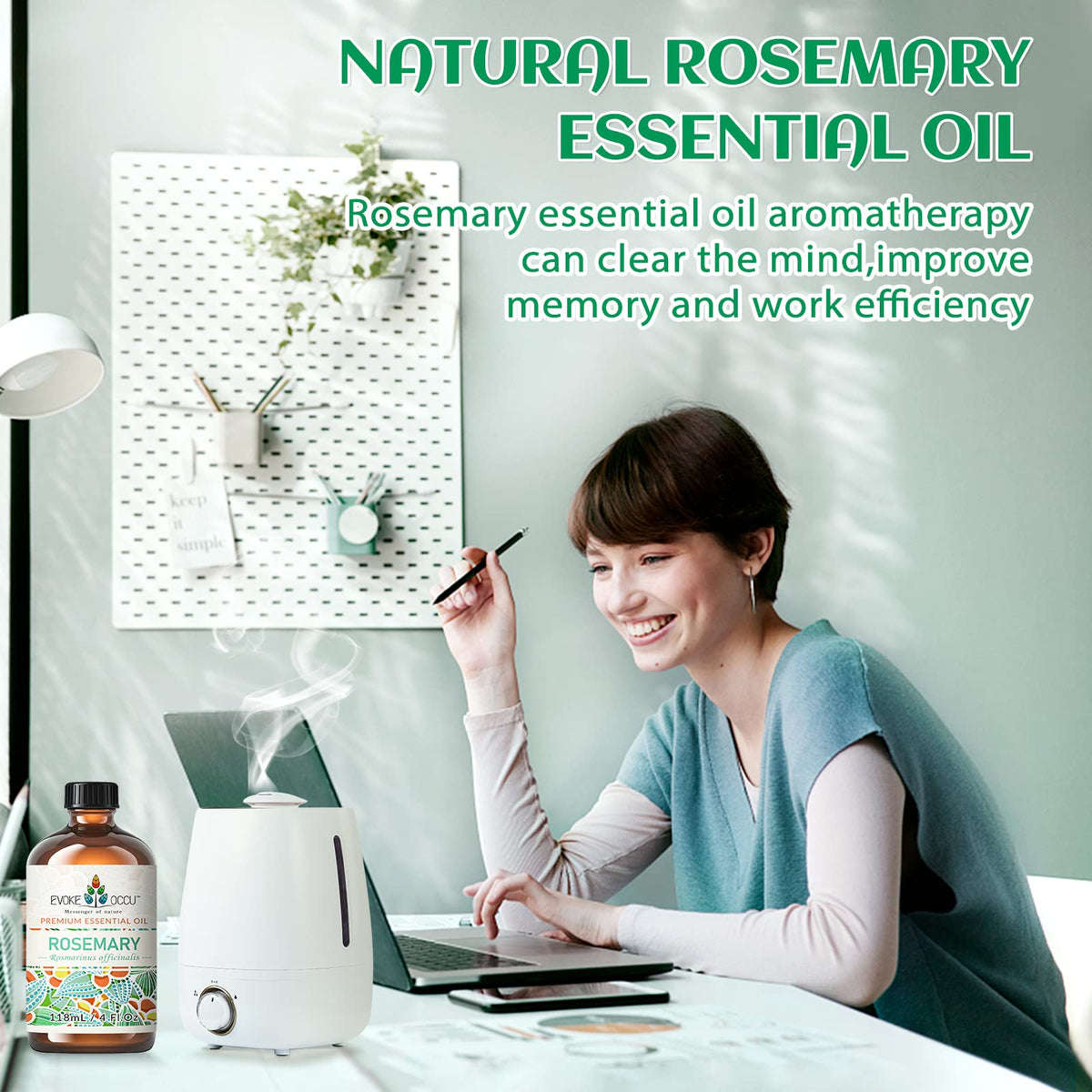 Rosemary Tea Tree Lavender Peppermint Cinnamon Essential Oil 4 FL Oz S33442