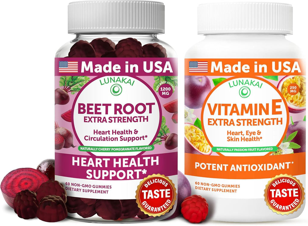 Beet Root Vitamin E C Gummies R408