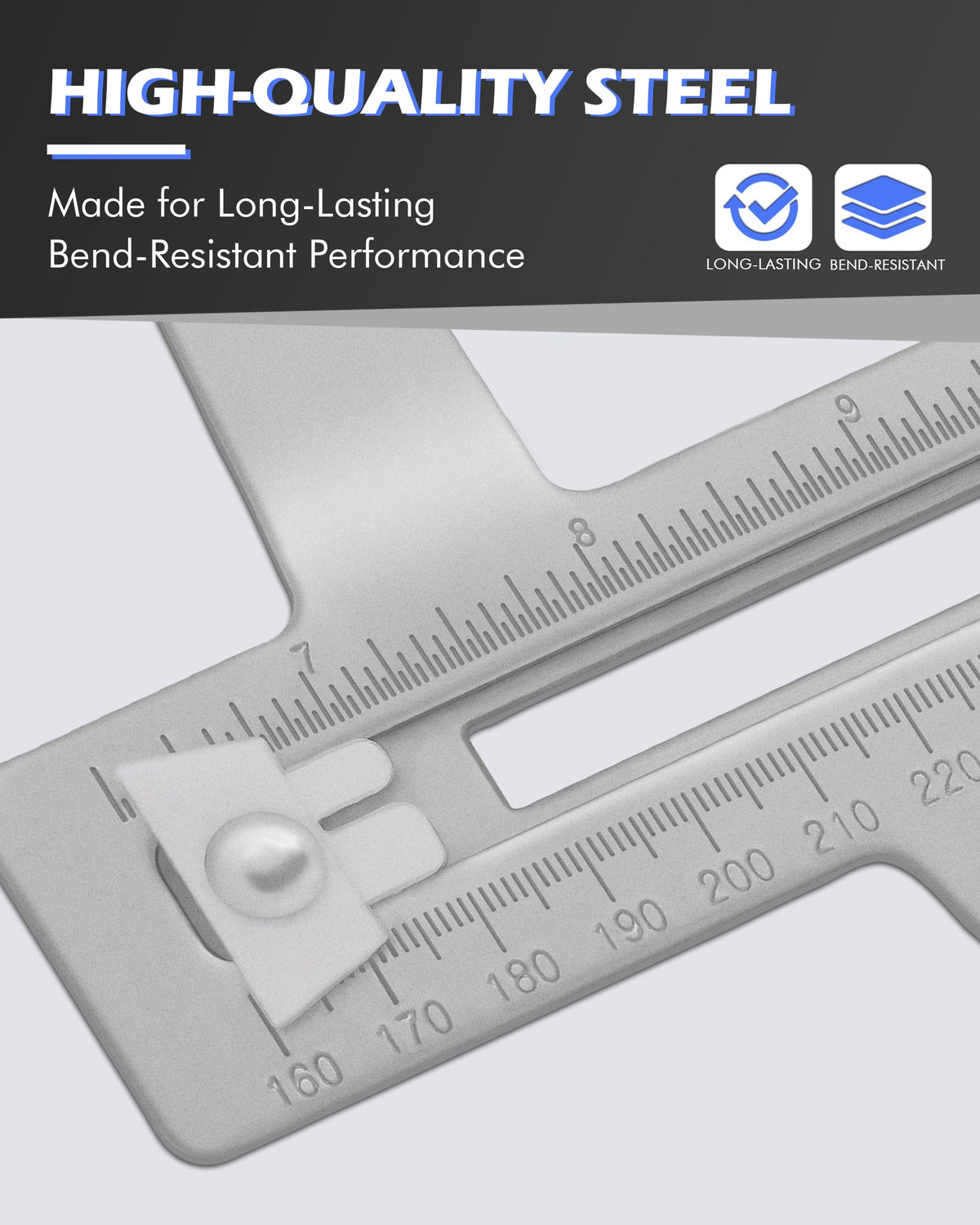 Drum Brake Measuring Tool Silver O6409