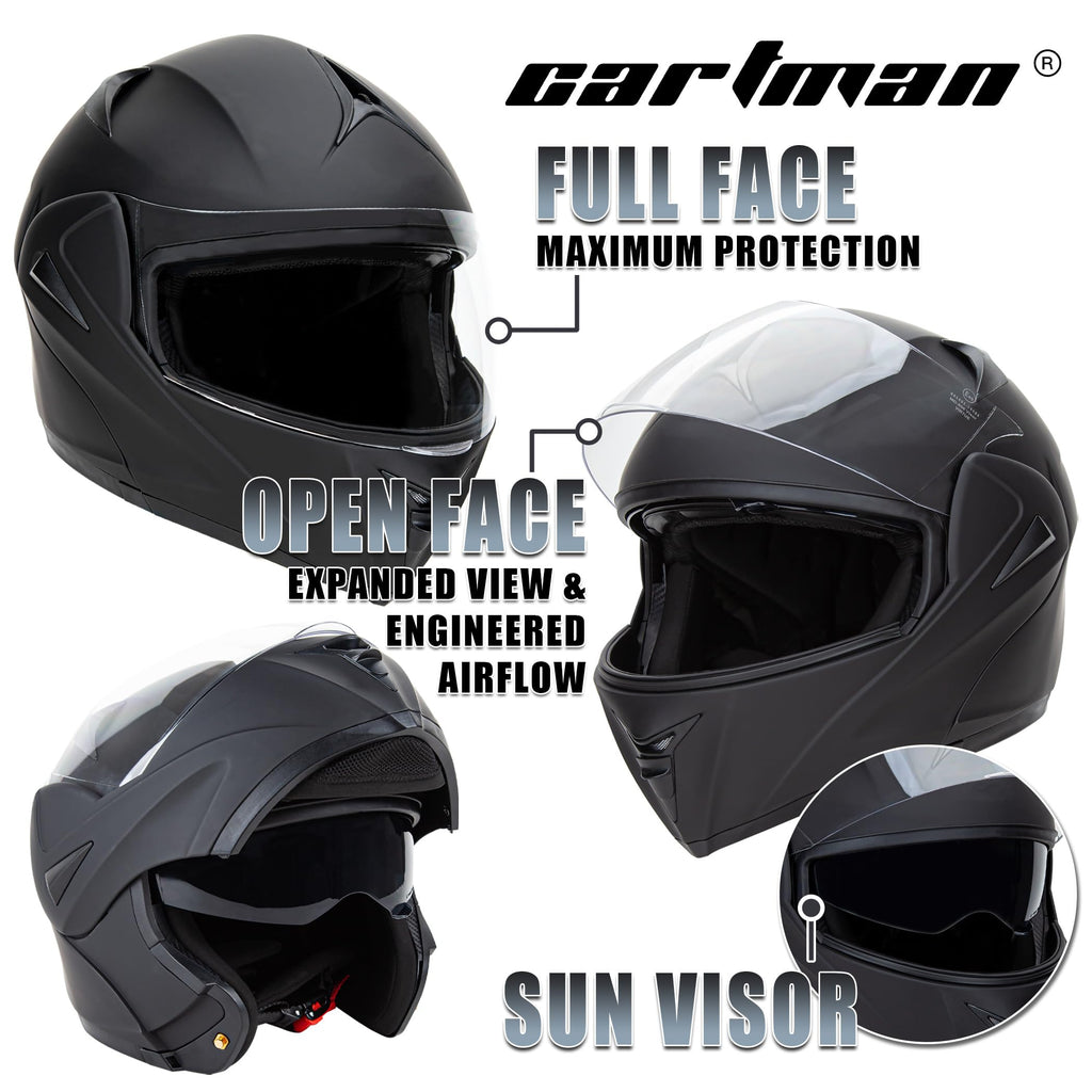 Small DOT Approved Flip Up Full Helmet X4226