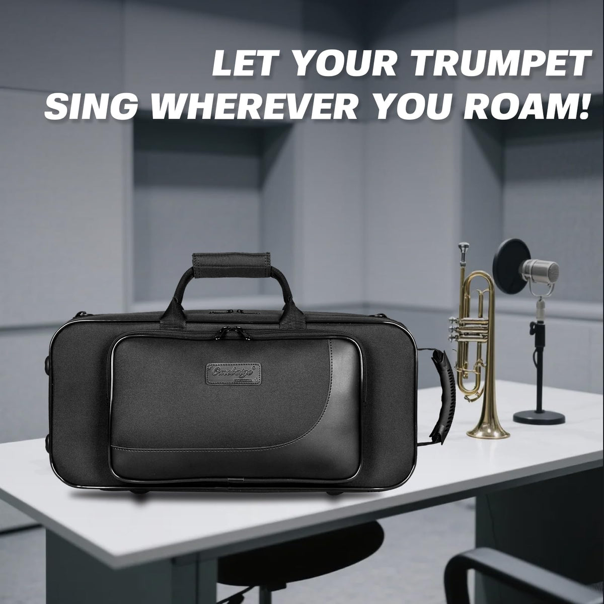 Trumpet Case with Backpack Straps S454