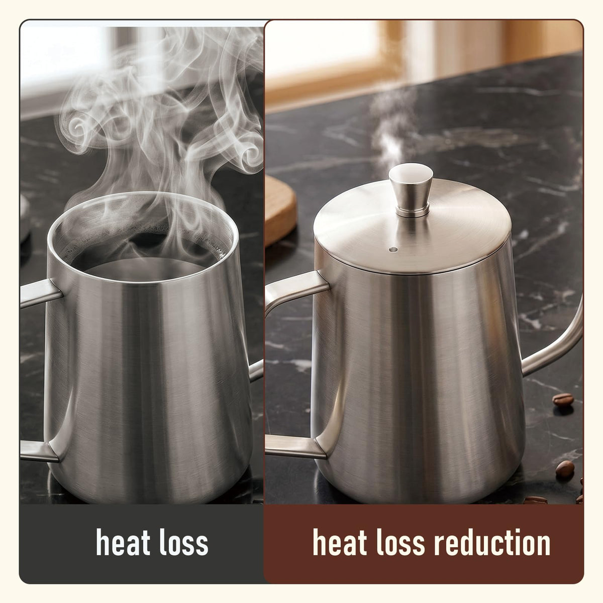 20 oz Stainless Steel Pour Over Kettle R611