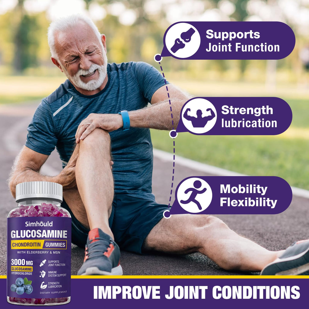 Glucosamine Chondroitin Gummies with MSM & Elderberry E171798