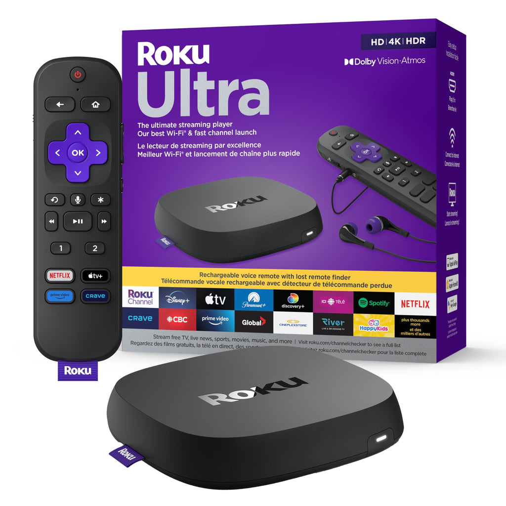 4K HDR Streaming Player with Voice Remote and HDMI Cable Z607457