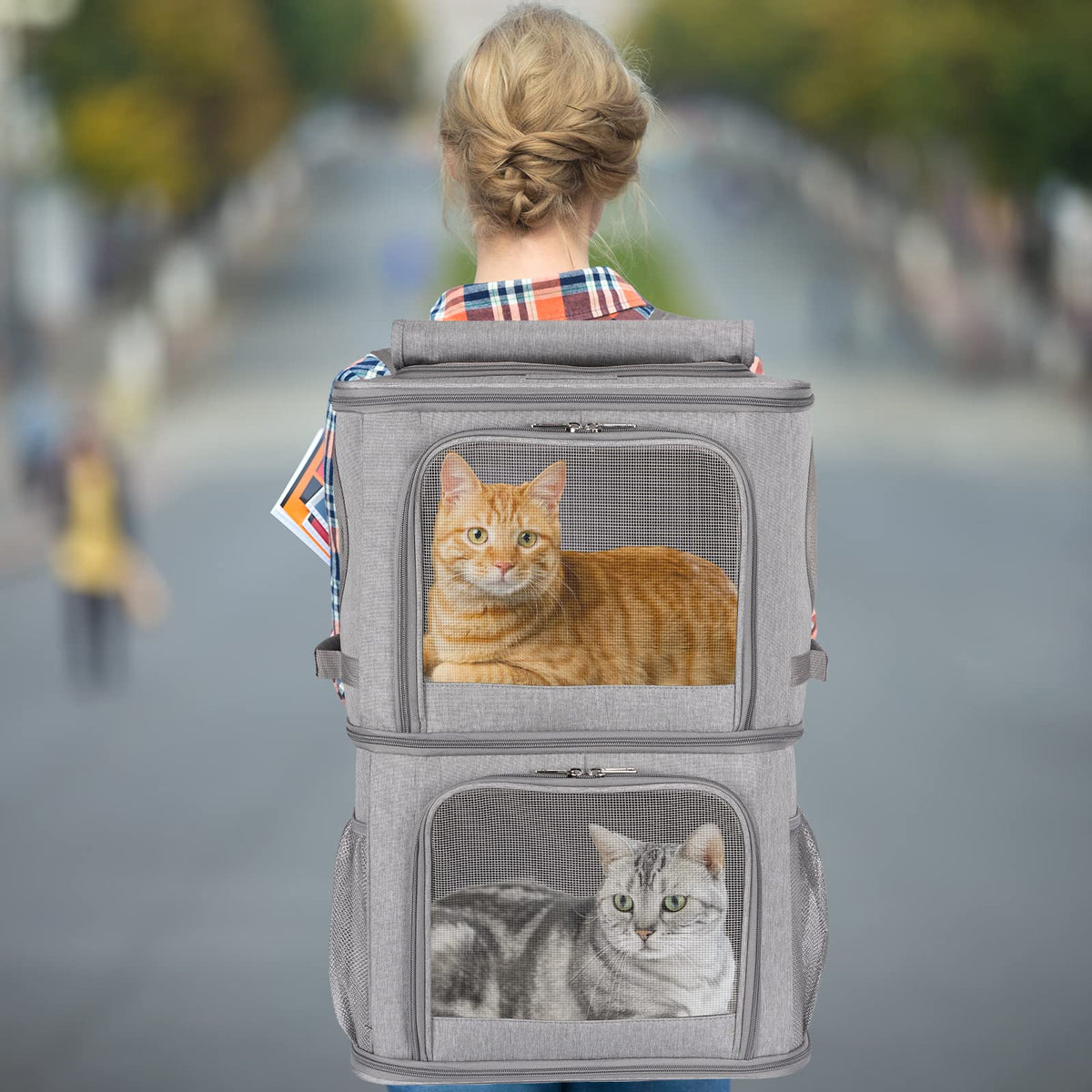 Extra Large Double Pet Carrier Backpack W142