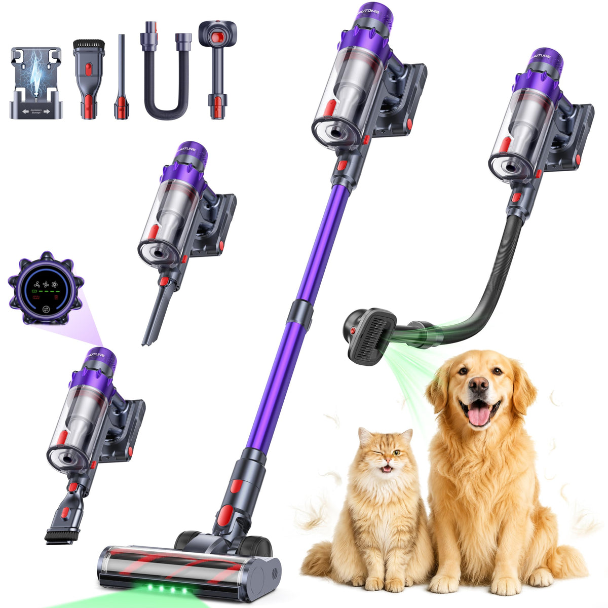 650W 55KPA 70Mins Cordless Stick Vacuum Cleaner I13119