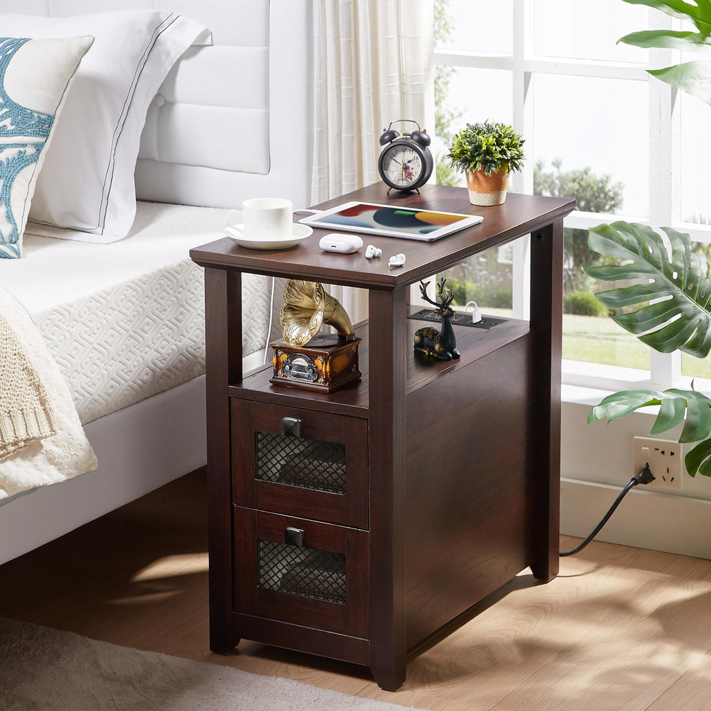 XXL End Table with Charging Station J3023