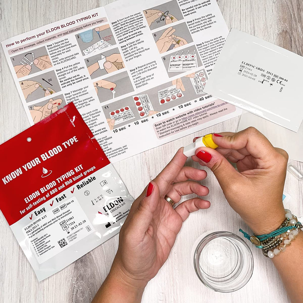 Home Blood Typing Kit D66603