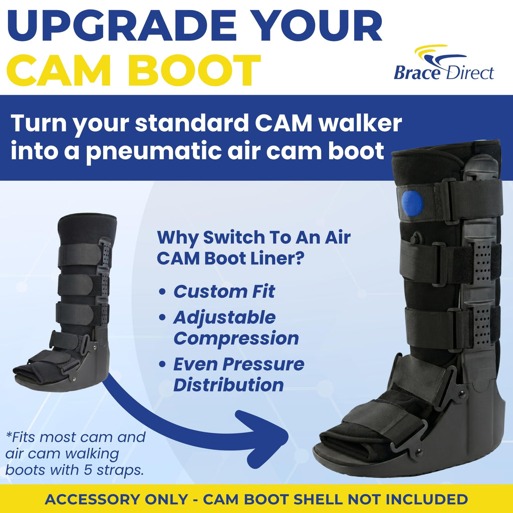 Tall Walking Boot Replacement Liner with Air Pump Bladder V22209