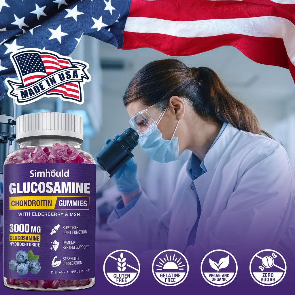 Glucosamine Chondroitin Gummies with MSM & Elderberry E171798