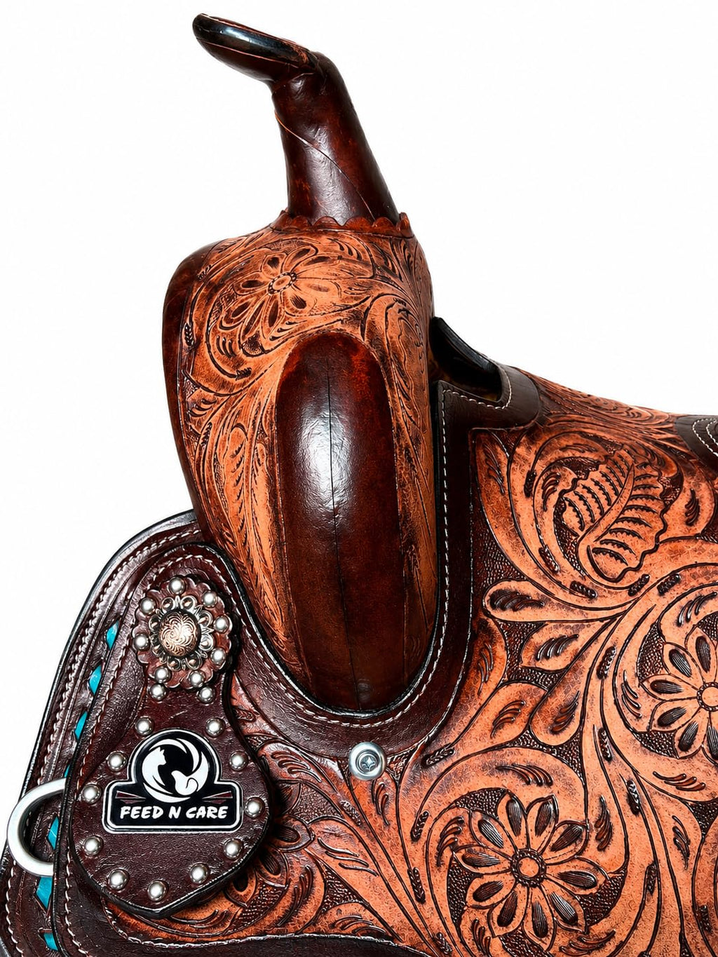 Leather Horse Saddle with Tack Set K87449