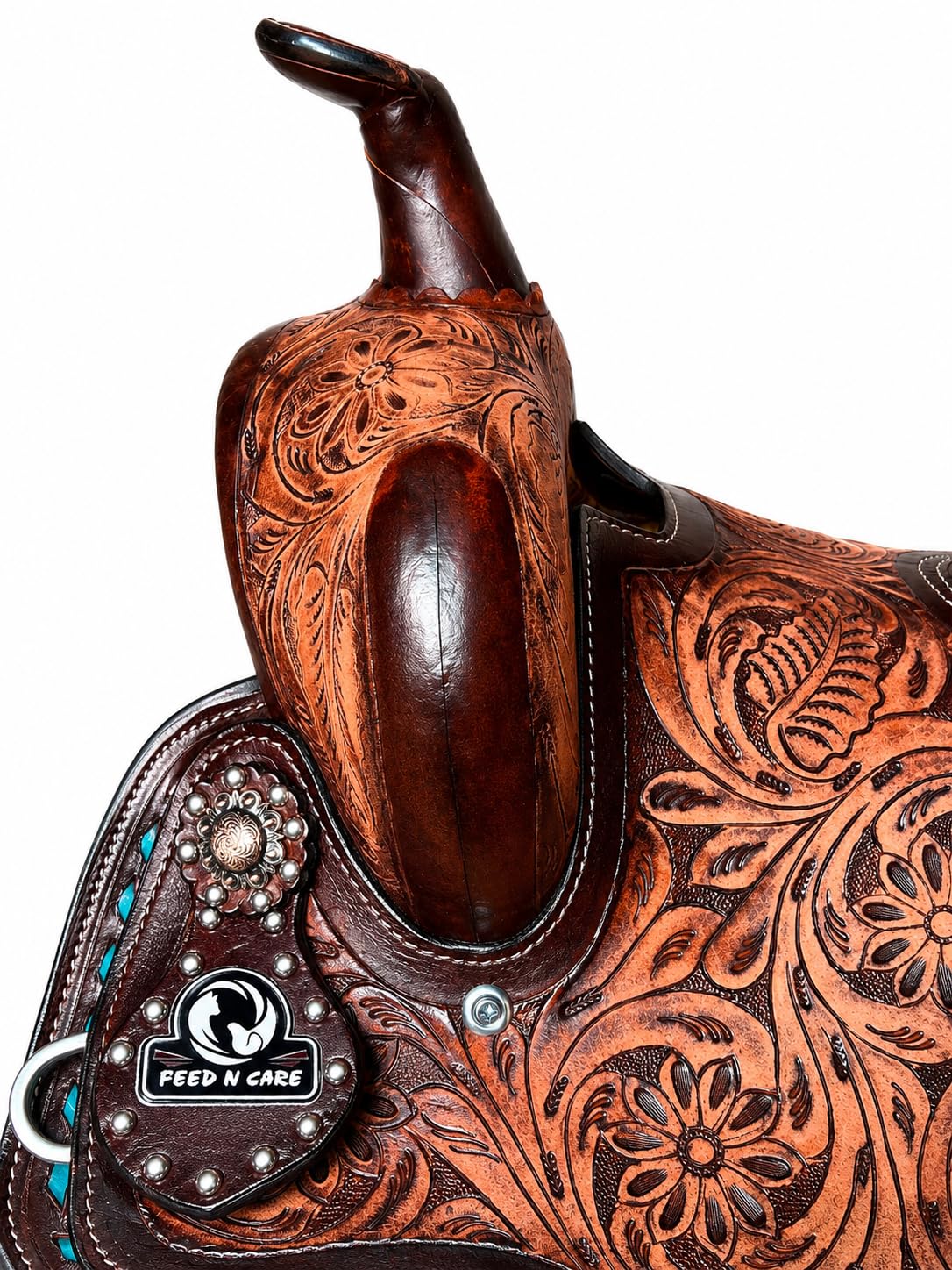 Leather Horse Saddle with Tack Set K87449