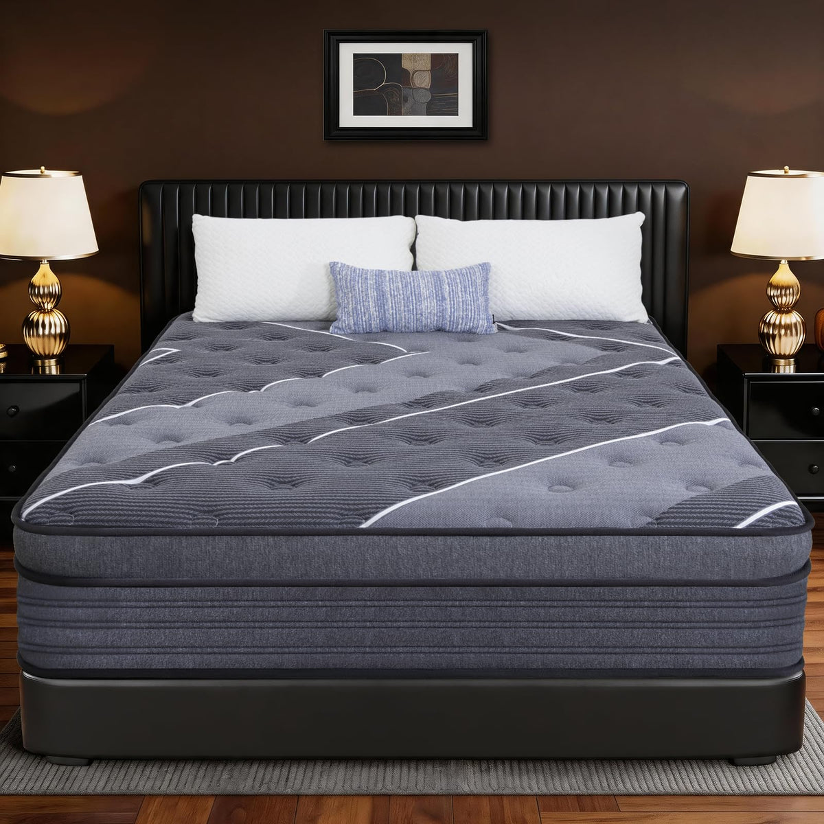 12 Inch Cooling Gel Memory Foam Hybrid Mattress R463259