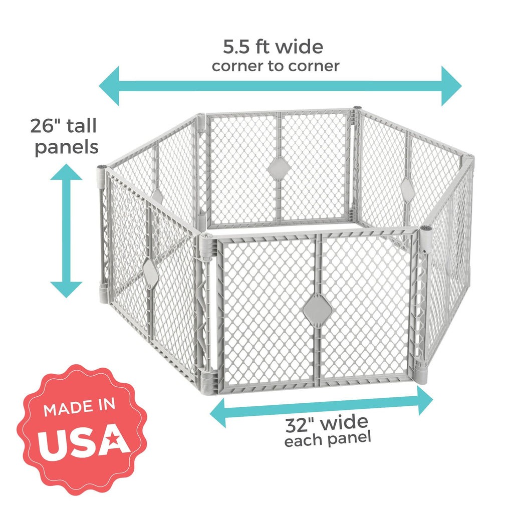 6-Panel Baby Playard D440646