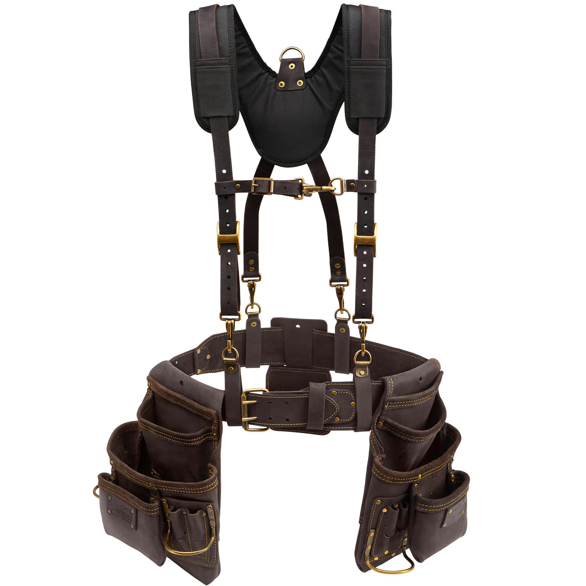 Leather Tool Belt with Suspenders W246
