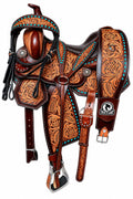 Leather Horse Saddle with Tack Set K87449