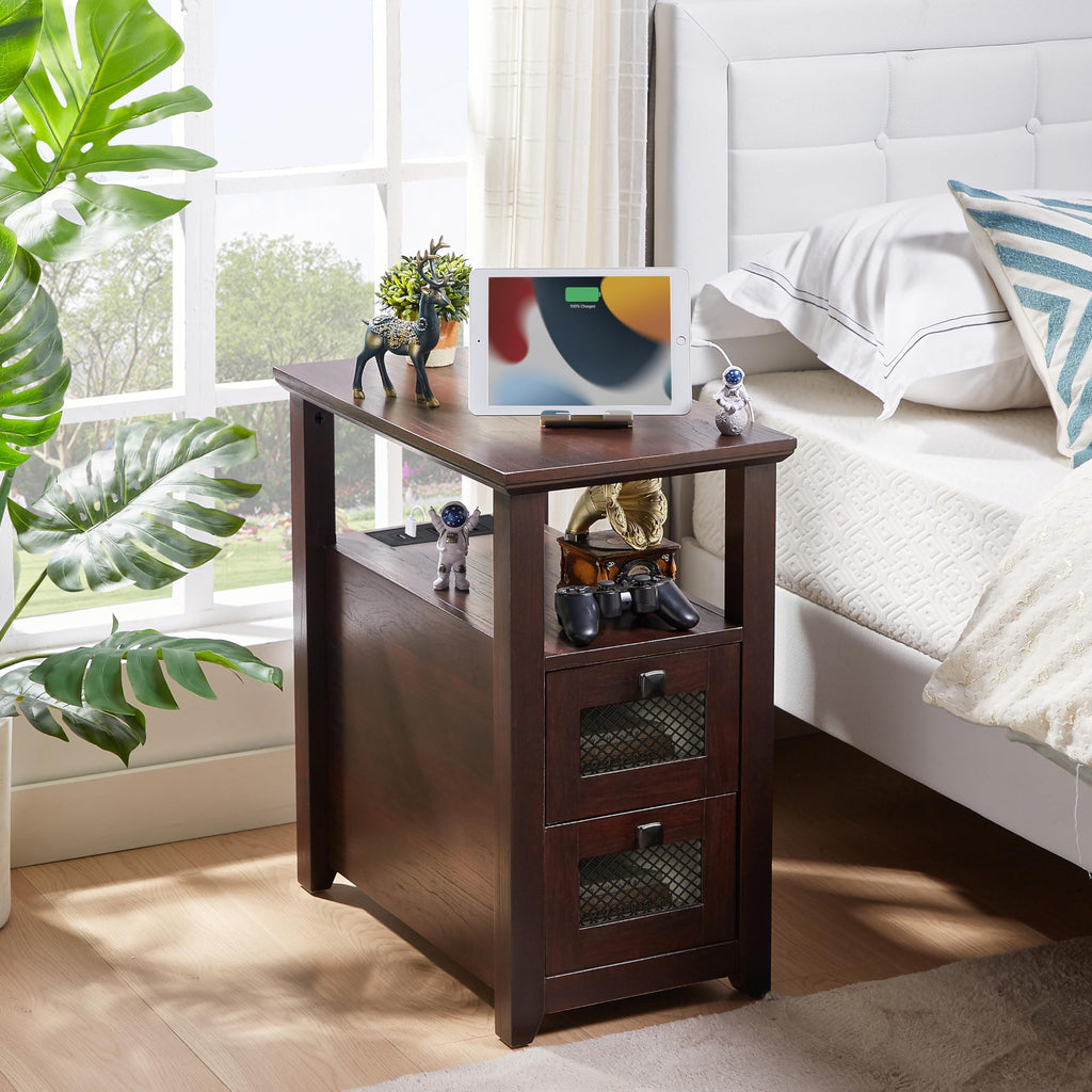 XXL End Table with Charging Station J3023