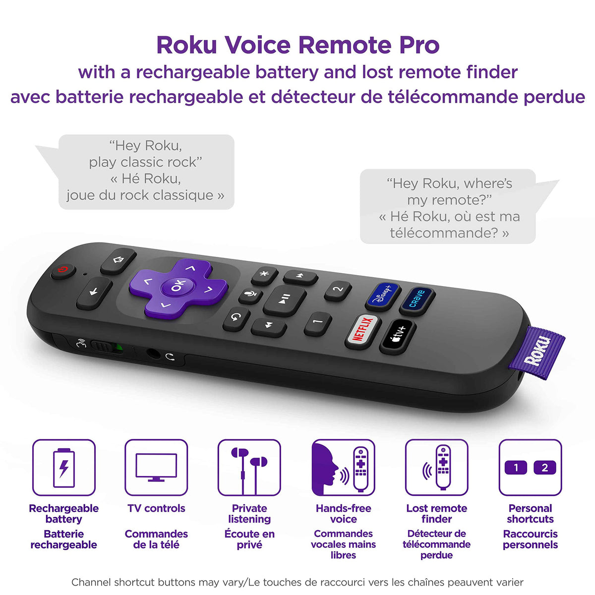 4K HDR Streaming Player with Voice Remote and HDMI Cable Z607457