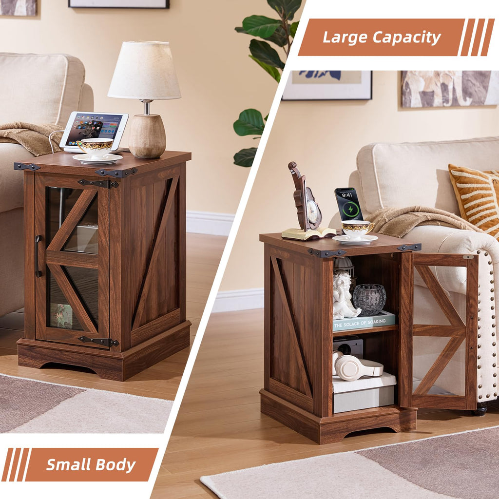 End Table Set 2 with Charger X468
