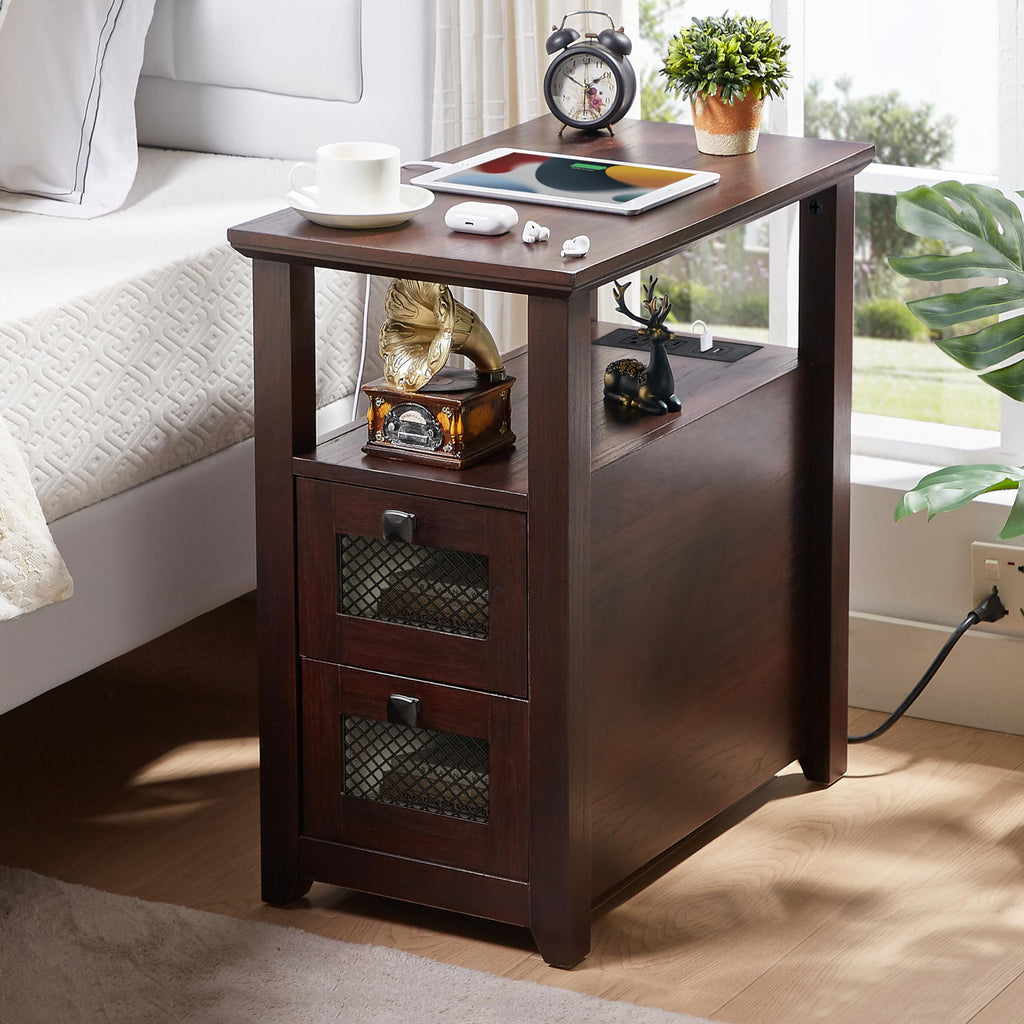 XXL End Table with Charging Station J3023
