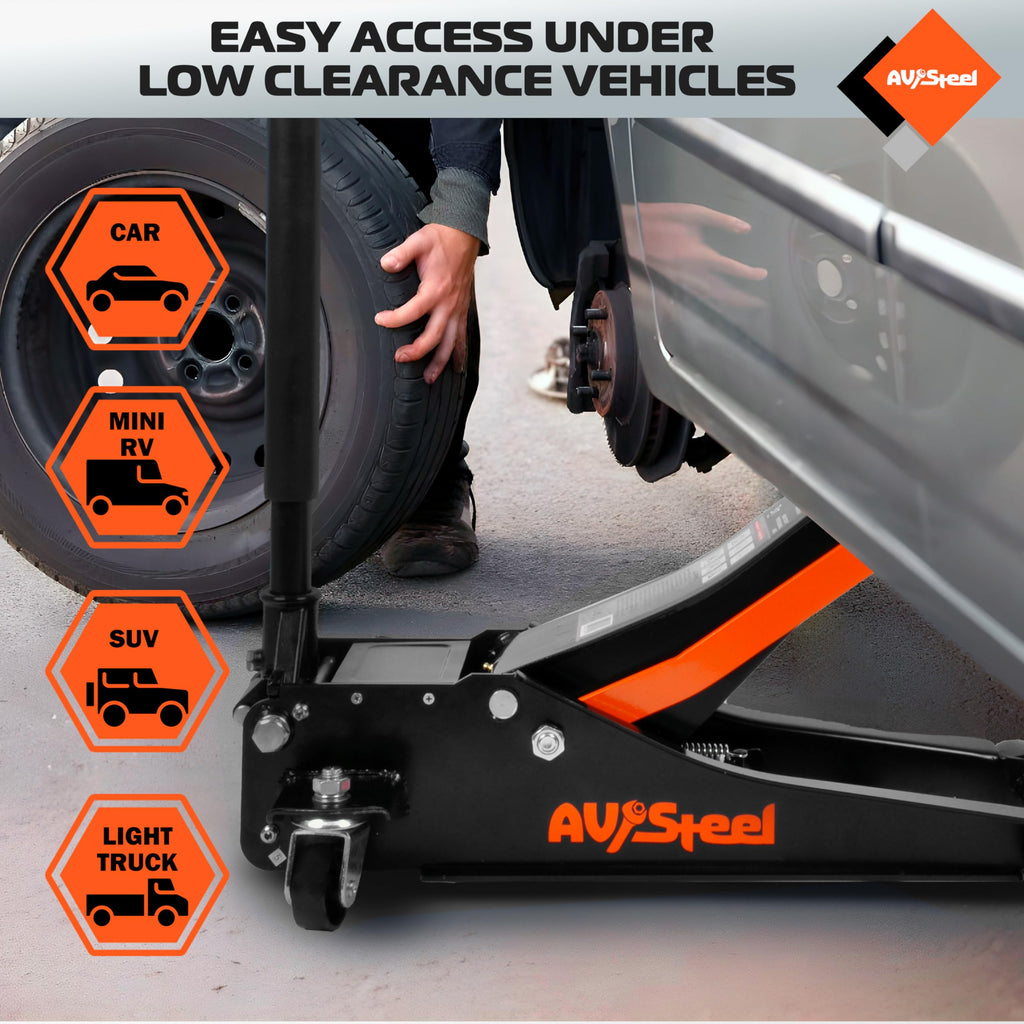 3 Ton Low Profile Hydraulic Floor Jack B350