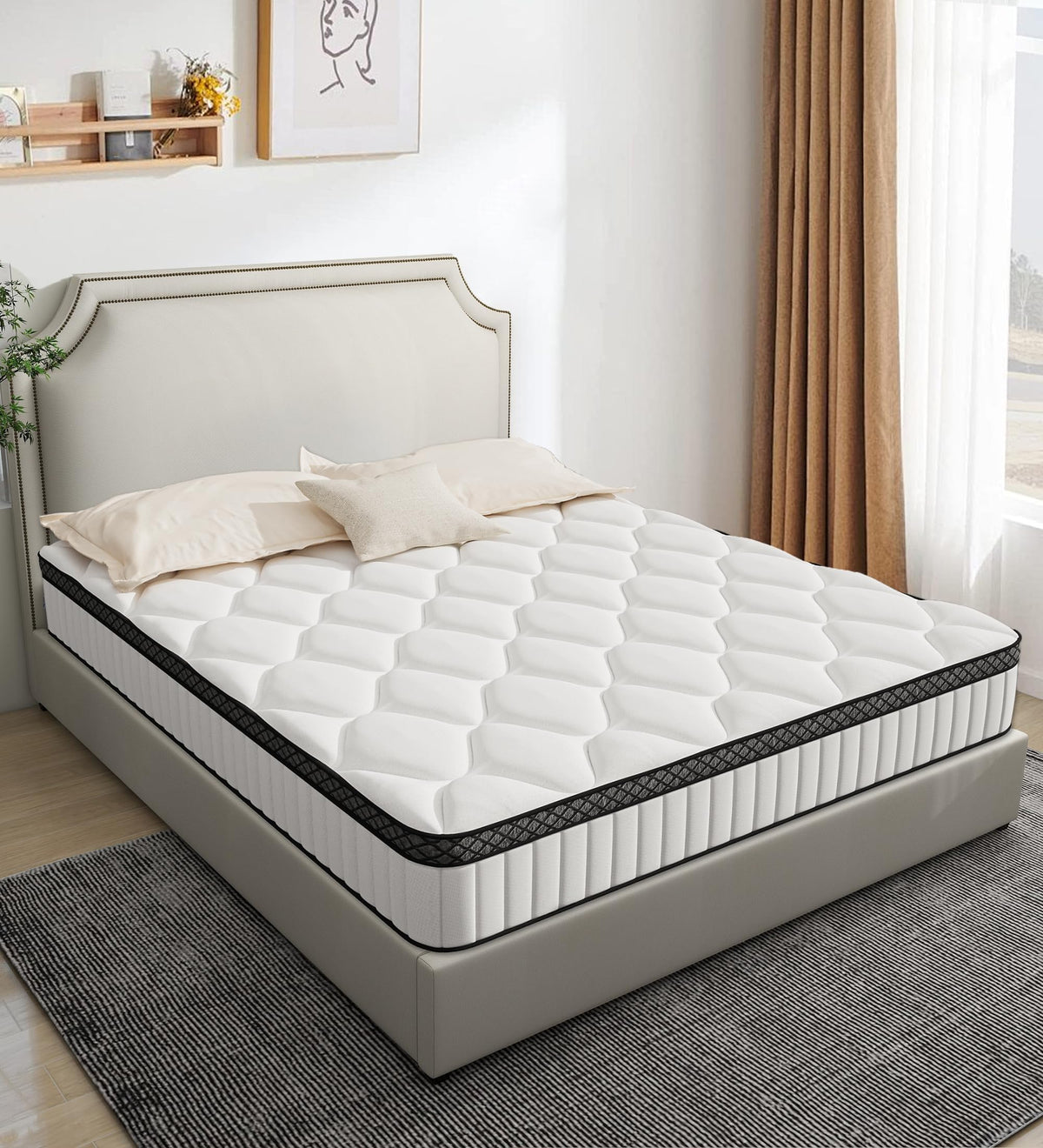 12 Inch Full Size Hybrid Mattress in a Box S99048