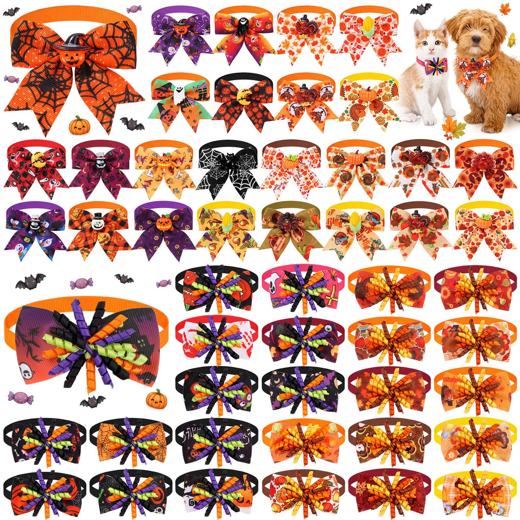 50 Pcs Dog Bow Ties W124
