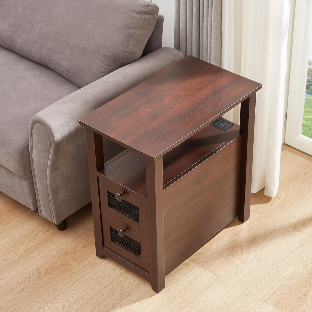 XXL End Table with Charging Station J3023