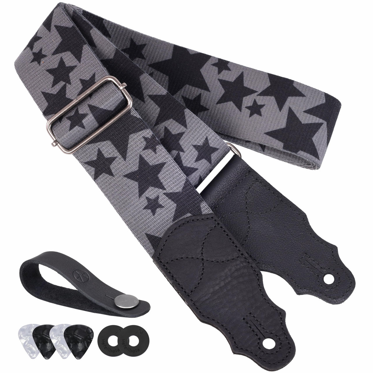 2 Inches Guitar Strap with Leather End K22252