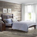 King Size Cherry Solid Wood Platform Bed D8214
