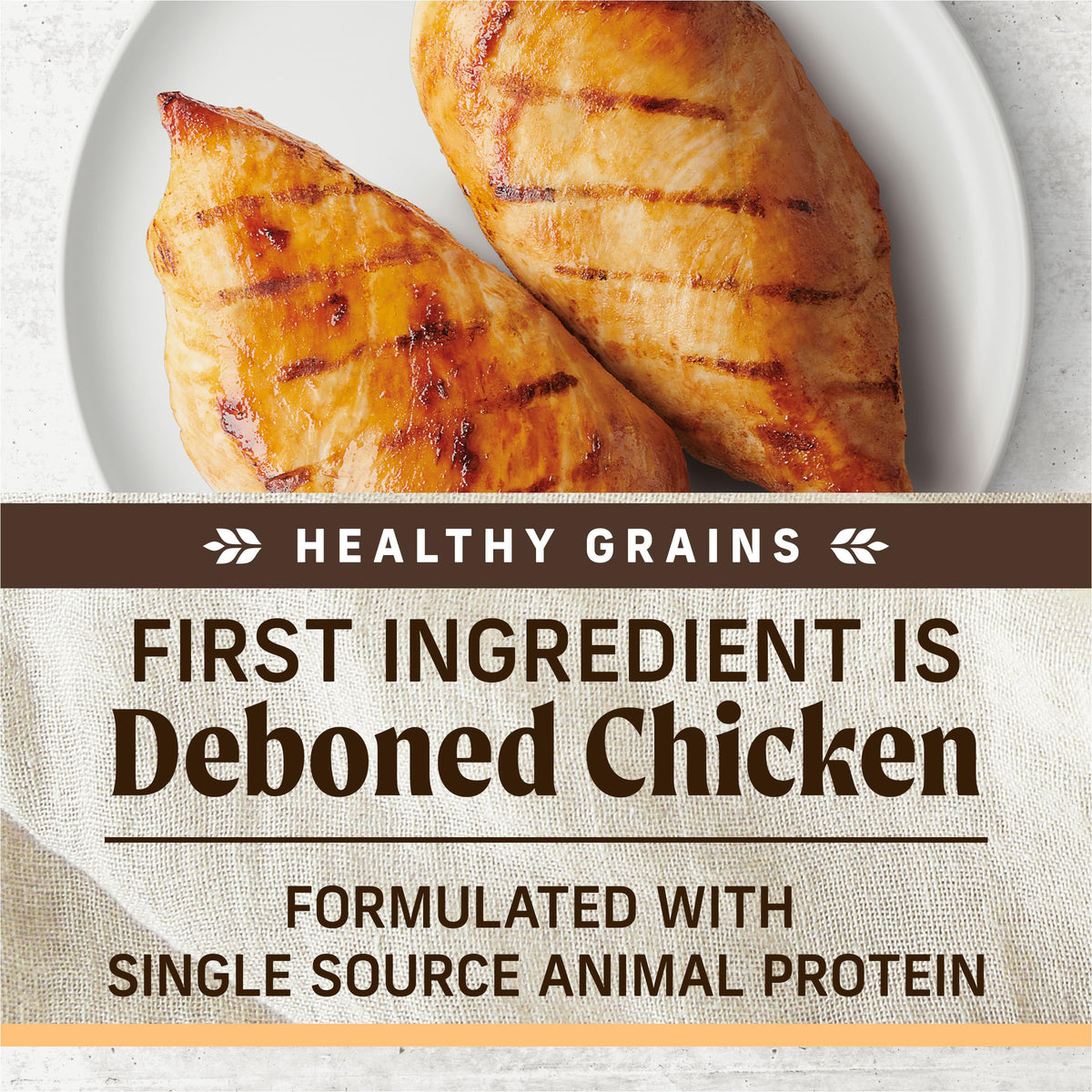 Chicken Brown Rice Dog Food 4 lb Bag N19682