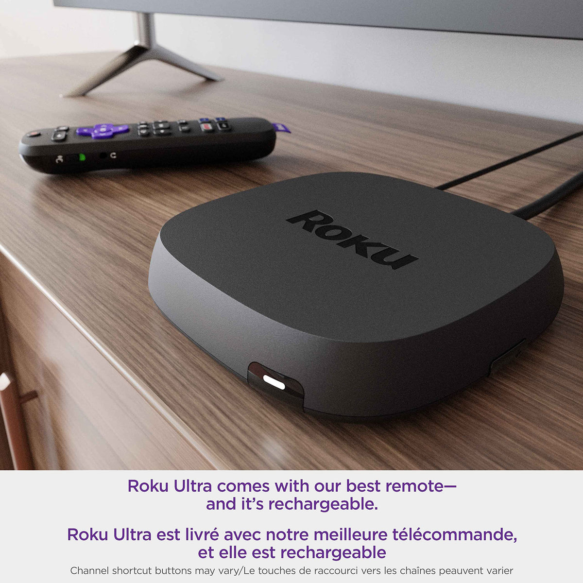 4K HDR Streaming Player with Voice Remote and HDMI Cable Z607457